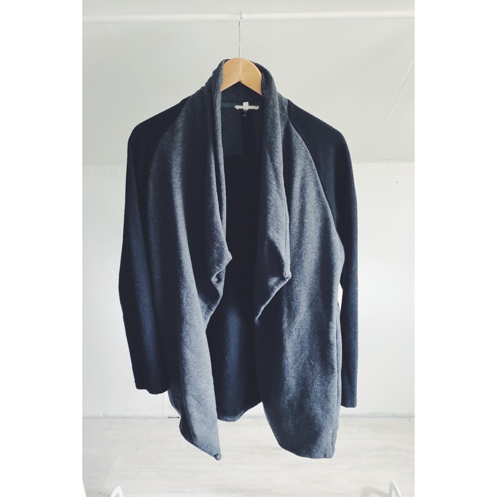 Pleione Drapey Open Front Cardigan Sweater